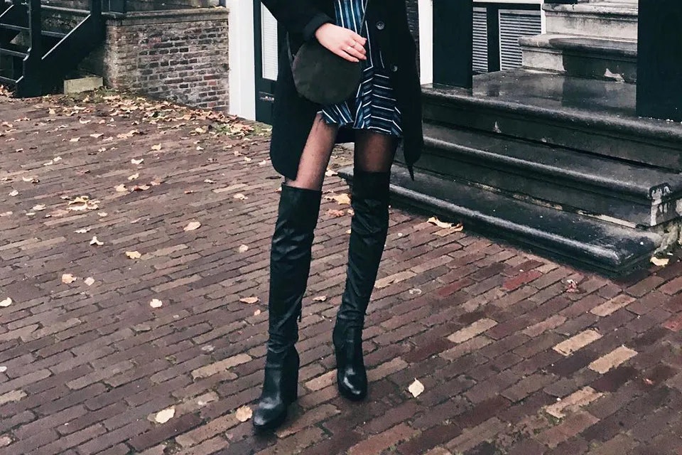Overknee laarzen kuiten