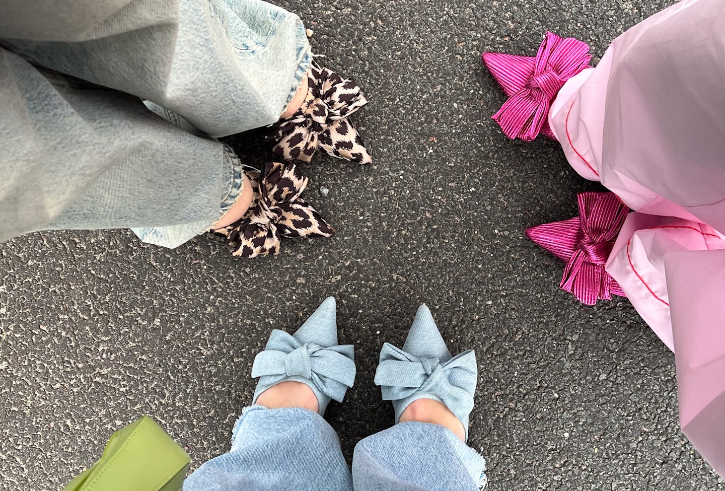 slingbacks met strik