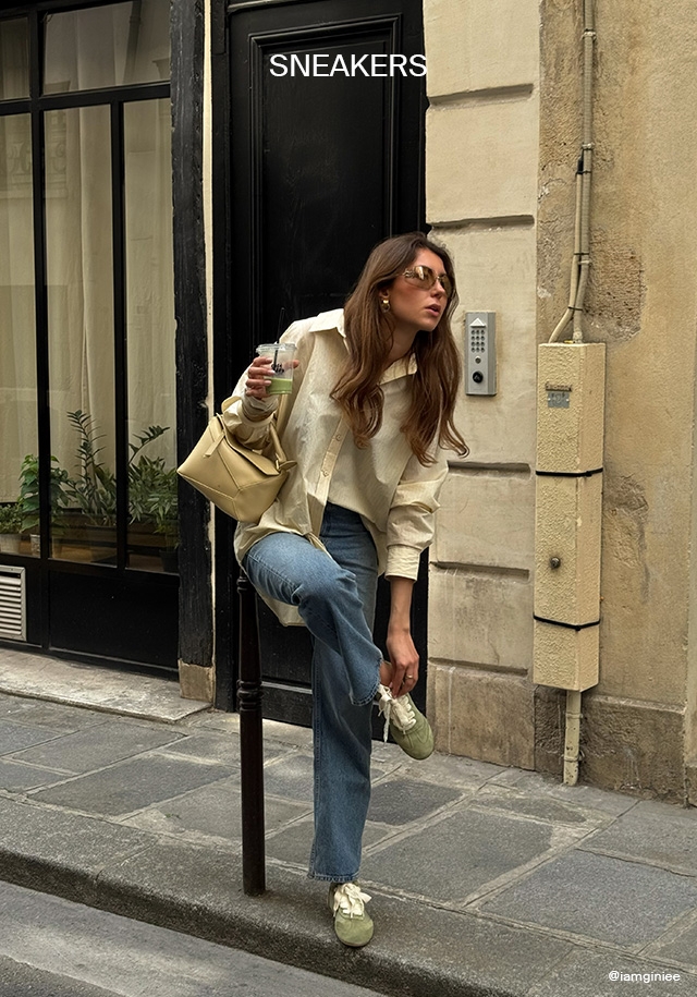 groene sneakers