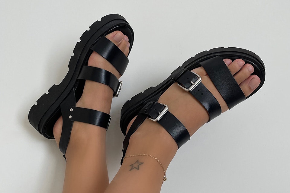 plateau sandalen